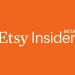 Banner naranja con texto 'Etsy Insider BETA' anunciando un programa de membresía de Etsy.